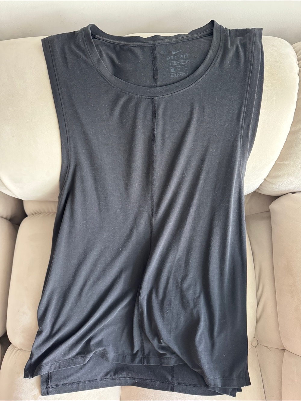 Nike Black Dri-FIT Men's Sleeveless Training Tank